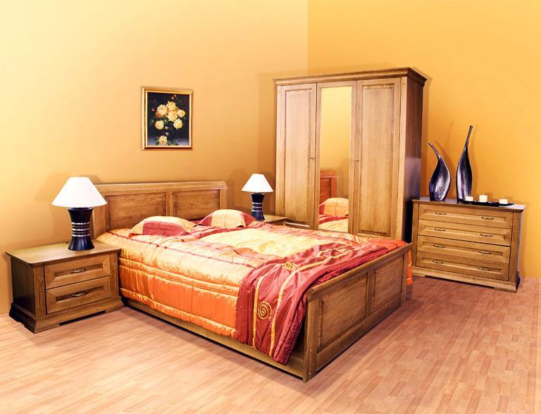 meble drewniane w&nbsp;sypialni